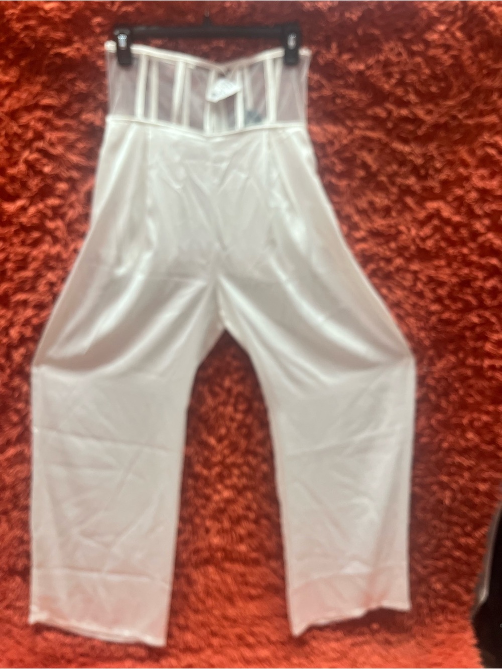 AKIRA Corset High Waisted Satin Dress Pants Size Medium NWT
